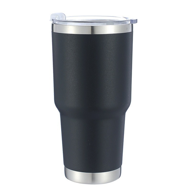 Vaso térmico de acero inoxidable 304 para viajes, vaso para hielo, vaso con pajita, vaso para coche, vaso para cerveza, vaso para coche con forma de cintura
