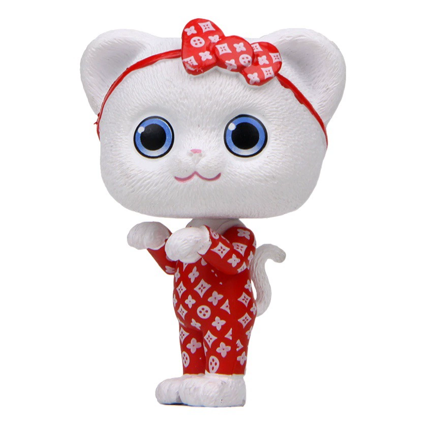 Lucky Cat серия с леопардовым принтом креативная Ландшафтная кукла настольные украшения автомобильный маятник