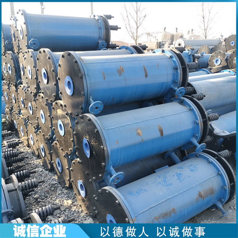 处理二手石墨冷凝器 化工常压冷却设备 工业列管式冷凝装置