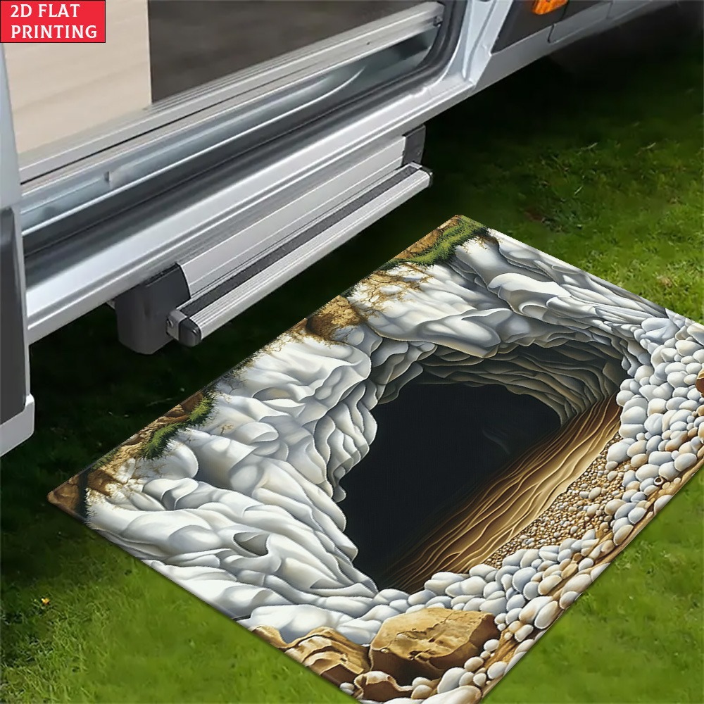 Transfronterizo 3D estereoscópico cristal alfombra de lana Amazon American anti-deslizante alfombra de absorción de agua alfombra de puerta