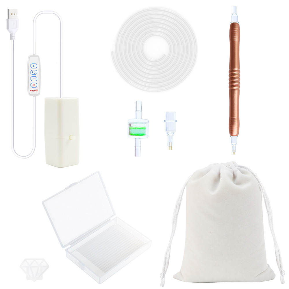 Pintura de diamantes nuevo bolígrafo de perforación de puntos eléctrico Amazon nuevo bolígrafo de succión al vacío broca de punto de succión herramienta de bricolaje