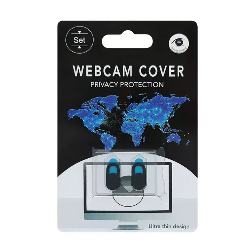 跨境爆款笔记本电脑镜头遮挡盖  webcam手机摄像头隐私盖印刷logo