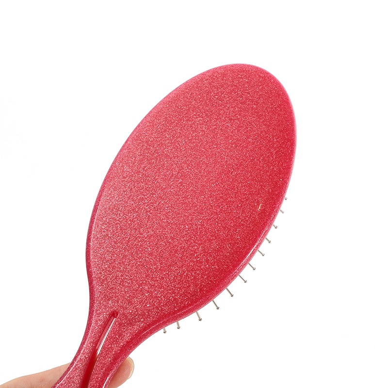 Yunli brillo, peine de colchón de aire de aguja de acero transfronterizo, peine de cabello suave y esponjoso portátil, peine de bolsa de aire de masaje nuevo para el hogar suave