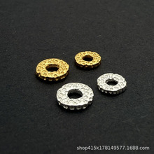 S925�ŷ����ƻƽ����������ʯ��ɢ��DIY�������������������