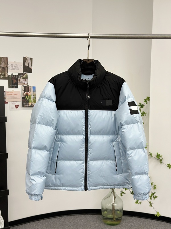莆田工厂TNF美版袖标羽绒服加厚男女面包服秋冬保暖潮流登山款|undefined