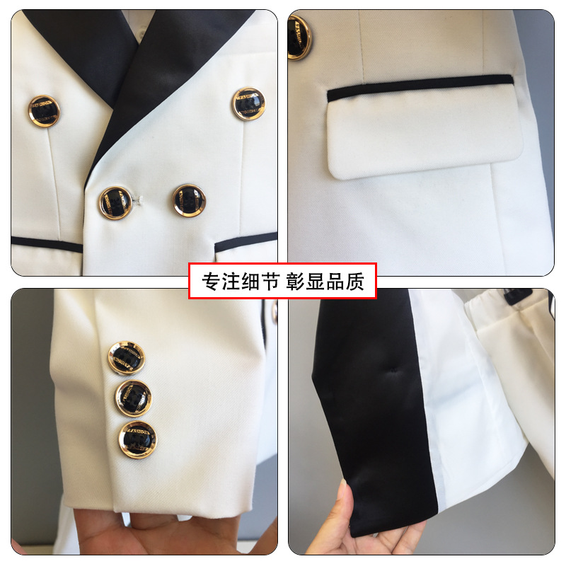 Boys' Suit Autumn and Winter Flower Girls Dress Performance Clothing Children's British Performance Clothing Baby One-Piece Hair