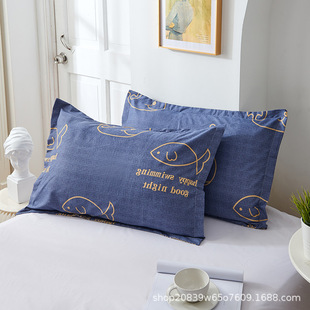 Pair of Pillowcases, Brushed Pillowcases, Student Pillowcases, One Pair 74*48cm Adult Single Pillowcases
