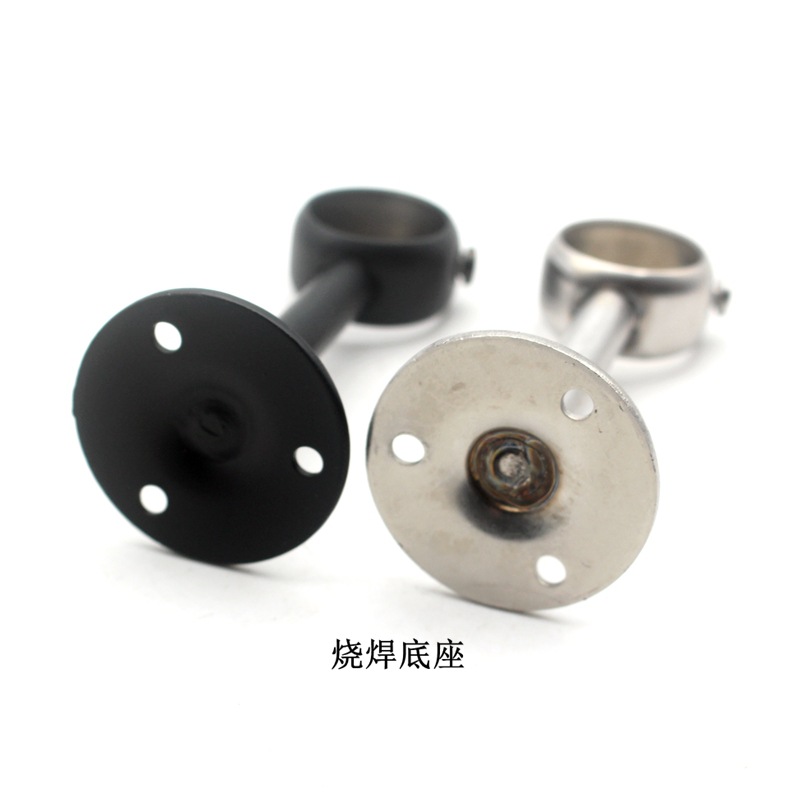 Tubo de toalla de acero inoxidable ropa de asiento secado de varilla colgante brida ropa de asiento varilla colgante asiento de toalla medio colgando asiento barra de cortina tapón