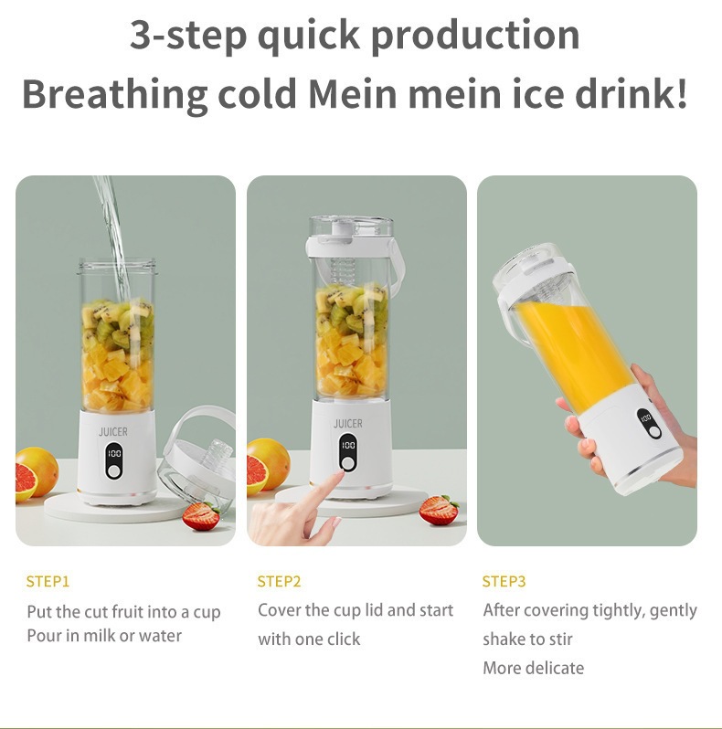 Factory Multifunctional Juicer Home Fruit Juice Machine Wireless Small Mini Electric Portable Juice Extractor