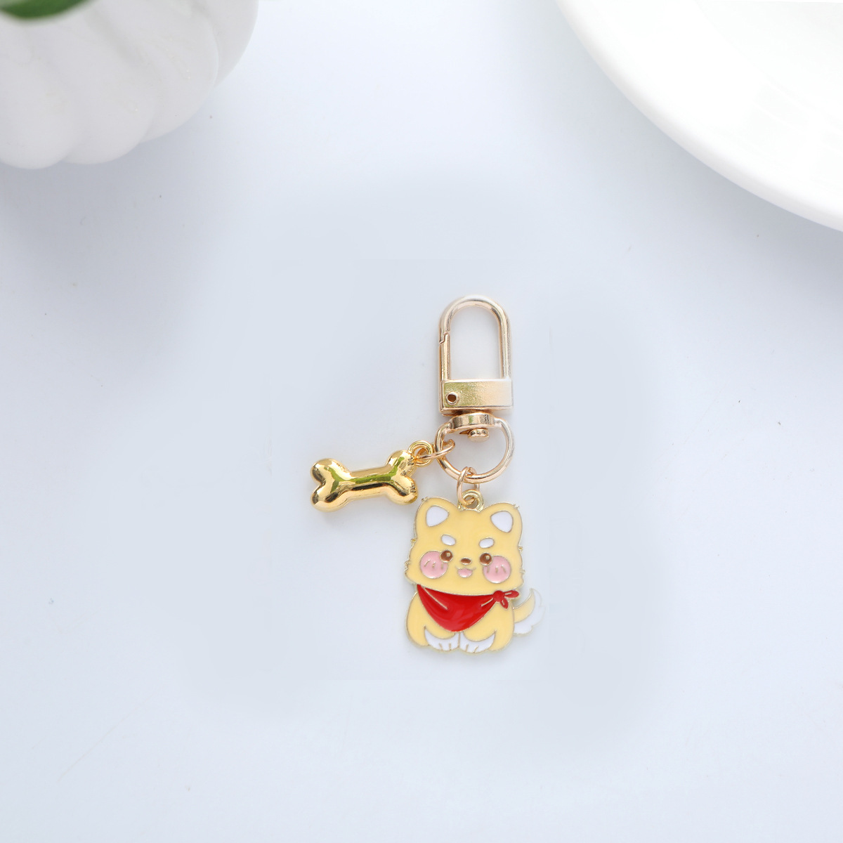 Elegant Cute Cat Metal Women's Bag Pendant Keychain display picture 5