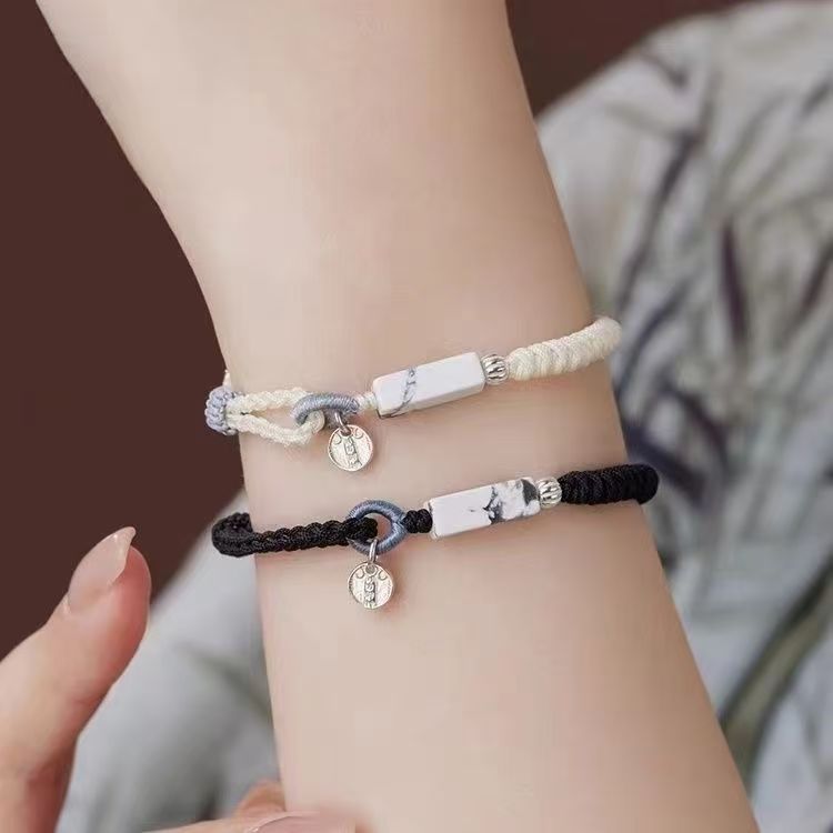 Nanxue Bracelet for Women, Ins Niche Design, New Woven Good Luck Bestie Bracelet, Super Fairy Couple Gift for Girlfriend