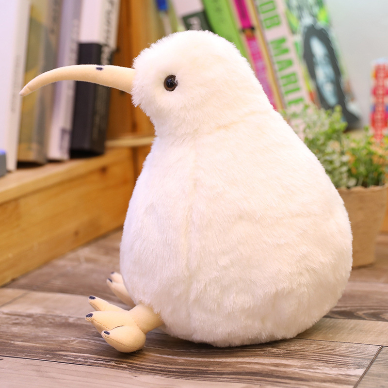 Simulación de muñecas de pájaros exóticos, pájaros de Nueva Zelanda, juguetes de peluche, lindos muñecos de tela de pájaros