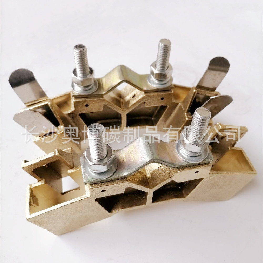 长沙奥博供应铜刷架刷握2(20x40)mm 欢迎来样来图询价