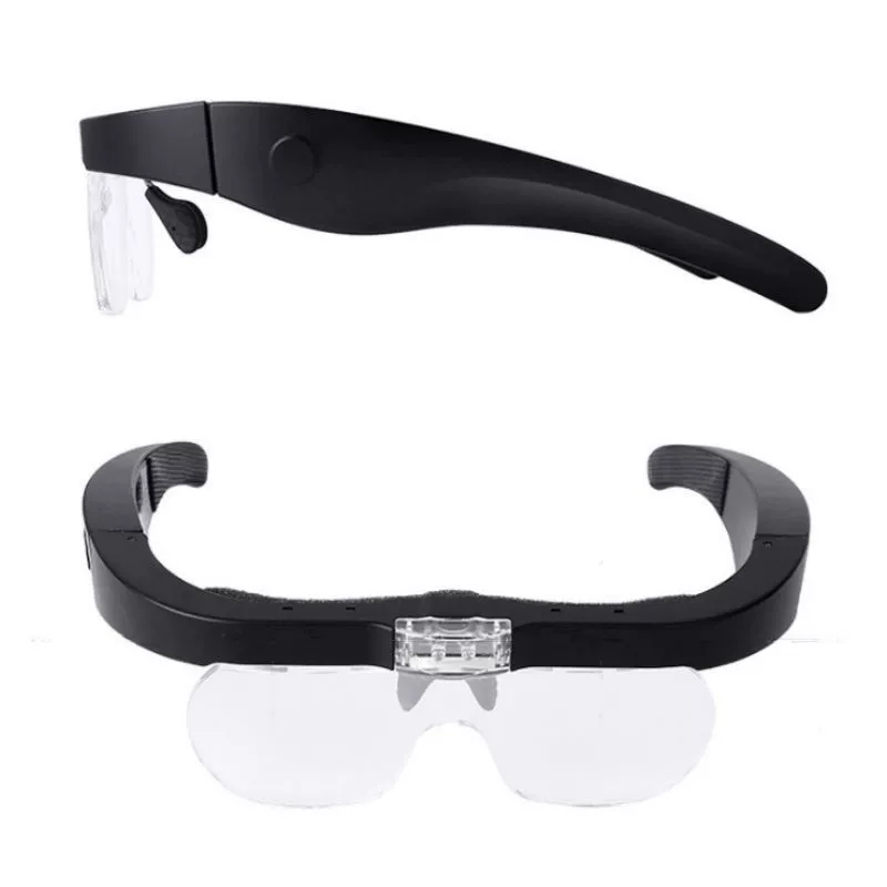 Многофункциональные перезаряжаемые четырехгрупповые увеличительные очки высокой четкости для детей и пожилых людей, устанавливаемые на голову оптом