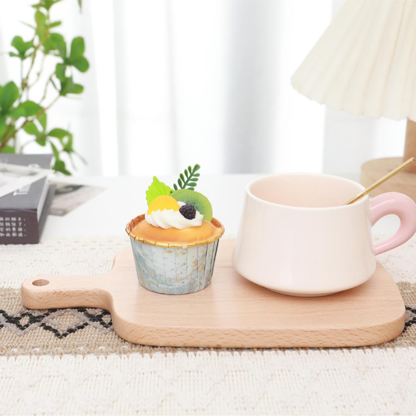 Bandeja elíptica de madera de tabla de filete, bandeja de pizza de haya, bandeja de madera maciza, bandeja de dim sum, bandeja de pastel, bandeja de almacenamiento