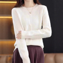 跨境秋冬女装新款半高领针织衫打底上衣韩版经典纯色保暖女装毛衣