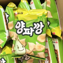 韓國進口農心洋蔥味片83g香脆休閑兒童課間零食下午茶小吃袋裝