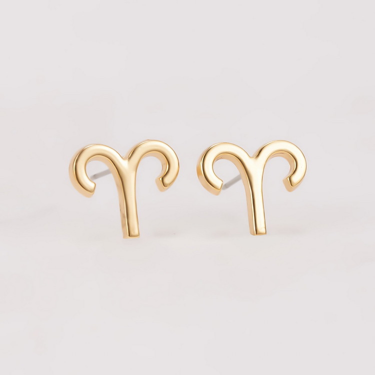 Wholesale Jewelry 1 Pair Fashion Constellation Alloy Ear Studs display picture 12