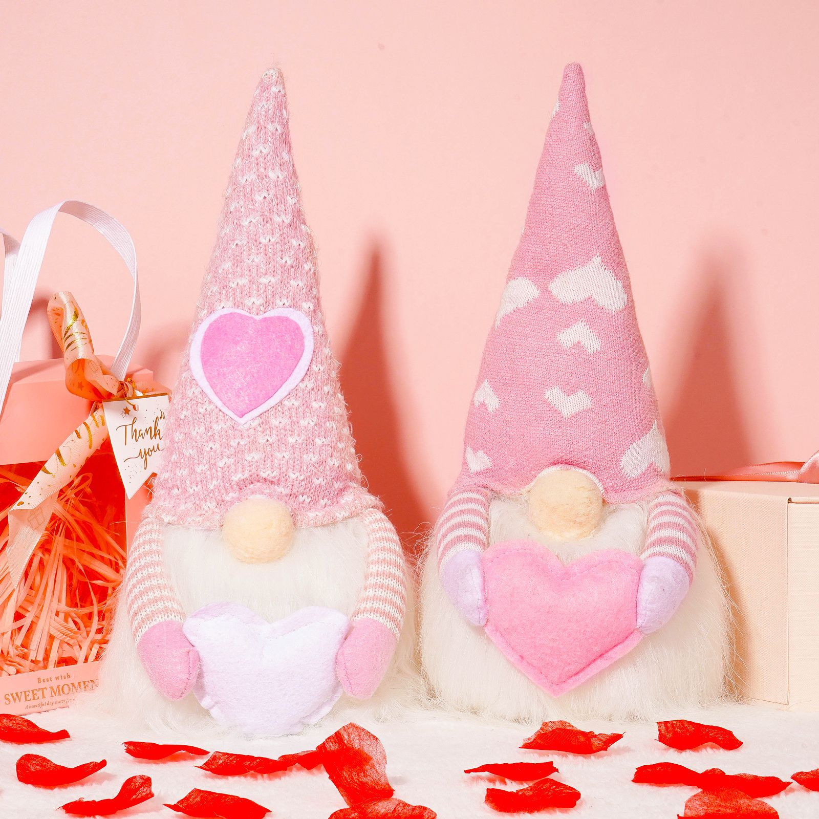 Transfronterizo nuevo Día de San Valentín muñeca sin rostro luminoso amor muñeca decoración Regalo De vacaciones decoraciones