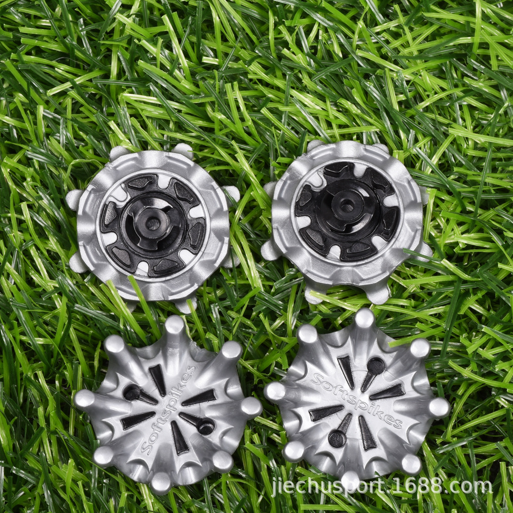 Picos de golf de Venta caliente transfronterizos picos de eliminación de rotación rápida con agujeros picos accesorios de zapatos de golf