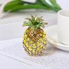 Fruit crystal, decorations, jewelry, fashionable accessory, European style, diamond encrusted, Birthday gift, wholesale