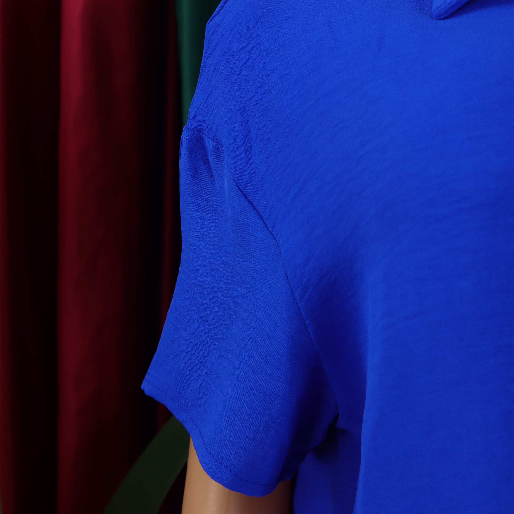 Women's Clothing summer new casual lapel short sleeved shirt shorts fashionable suit_mkmklike.com