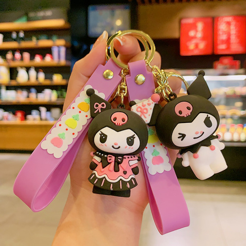 Costume Lorumie Couple Plush Doll PVC Soft Rubber Keychain Small Goods Wholesale Car Keychain Schoolbag Hook