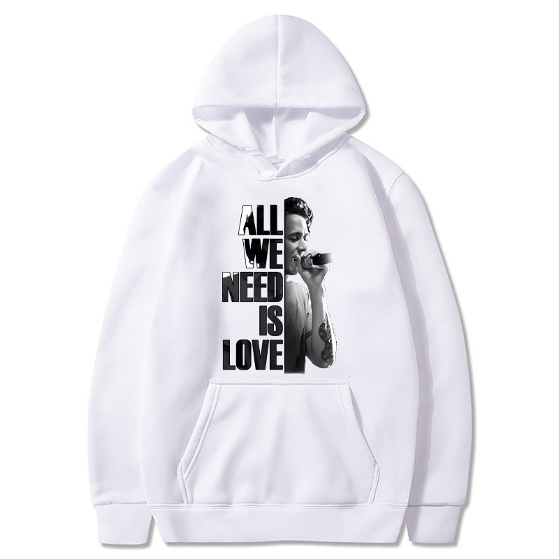 Canserbero Hoodies Men Fashion All We Need Is Love Printed S
