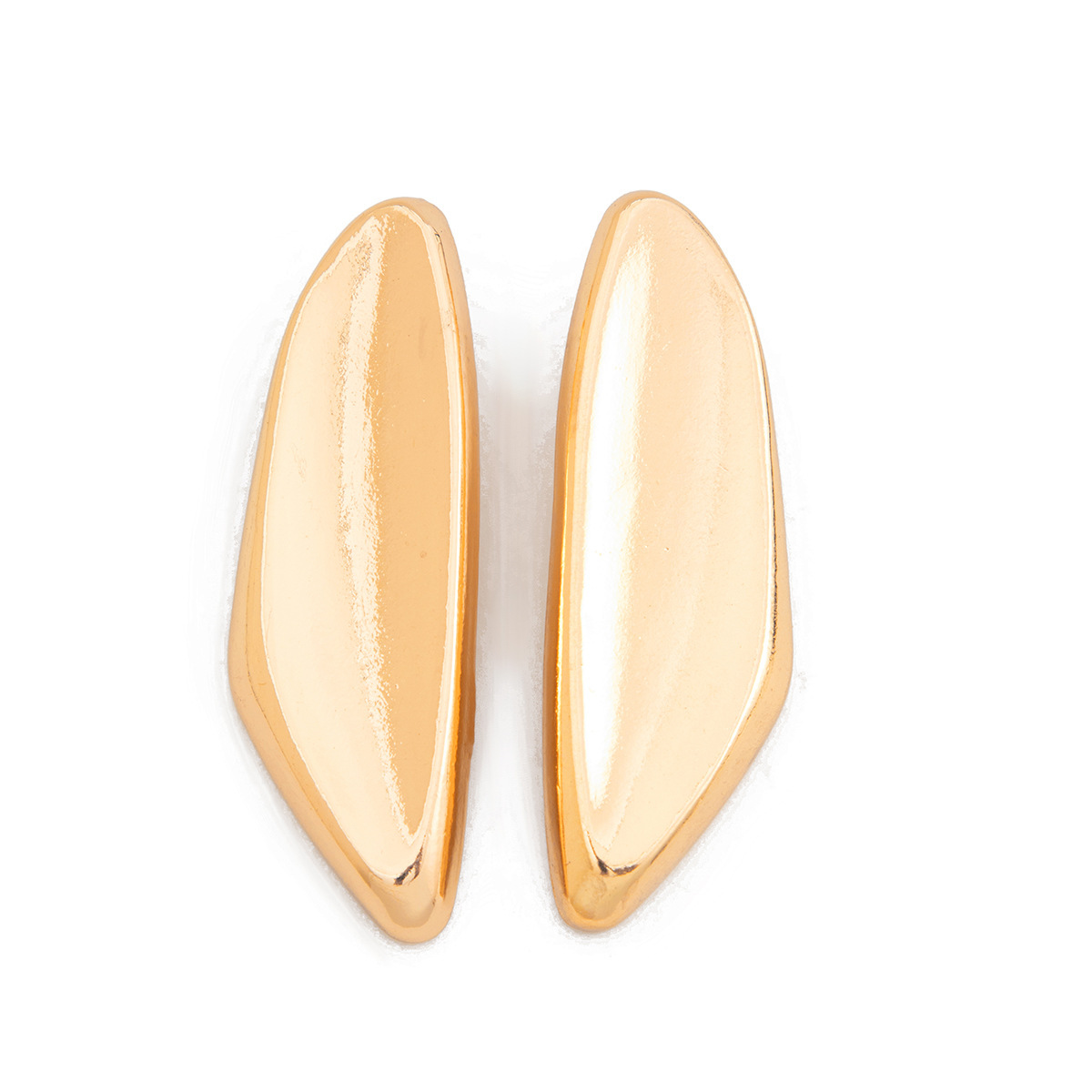 22g Weight Metal Ear Needle Material Drop Earrings, Ear Studs Classification 1 Pair Quantity Holiday, Street Occasion Metal Material Geometric, Heart Shape Pattern All Seasons Season Women's Gender Polished Finish Plating Design Retro, Classic Style Style 1 Pair Retro Classic Style Geometric Heart Shape Plating Metal Drop Earrings Ear Studs 21