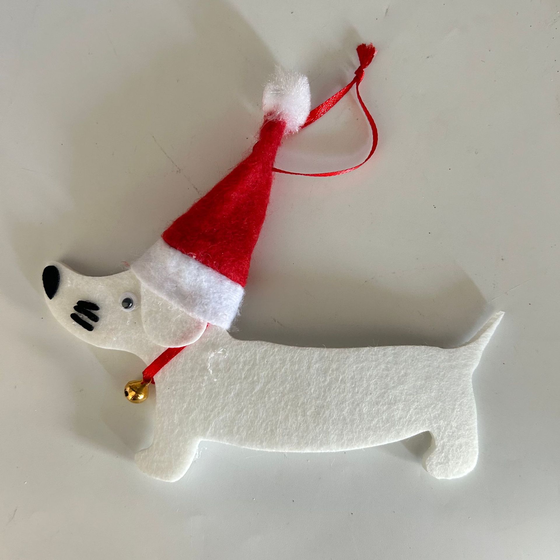 Navidad en stock explosivo árbol de Navidad decoración salchicha fieltro fiesta adornos lindos