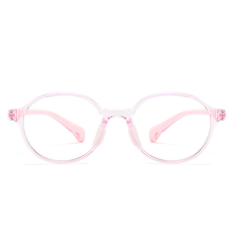 新款防藍光眼鏡小學生近視眼鏡架女兒童硅膠鏡框4-14歲眼鏡框男