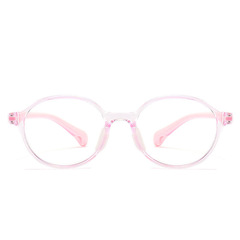 新款防藍光眼鏡小學生近視眼鏡架女兒童硅膠鏡框4-14歲眼鏡框男