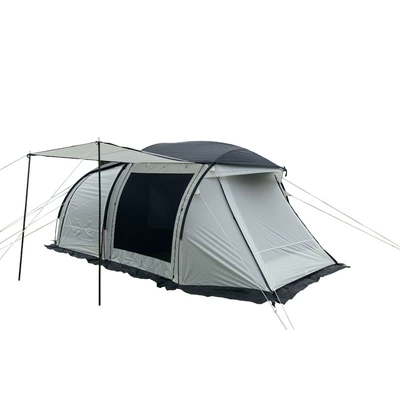 Tunnel Account Outside Tent Camping Thickened Rainstorm-proof One Room One Hall with TPU Multifunctional Portable Camping (Çadırlar) - white-5-8-people