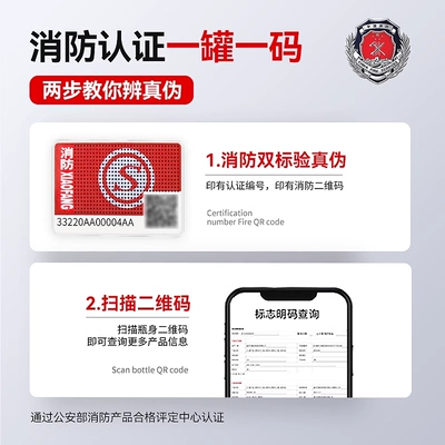 Vehicle fire extinguisher: High Temperature Resistant, Explosion-Proof, Household