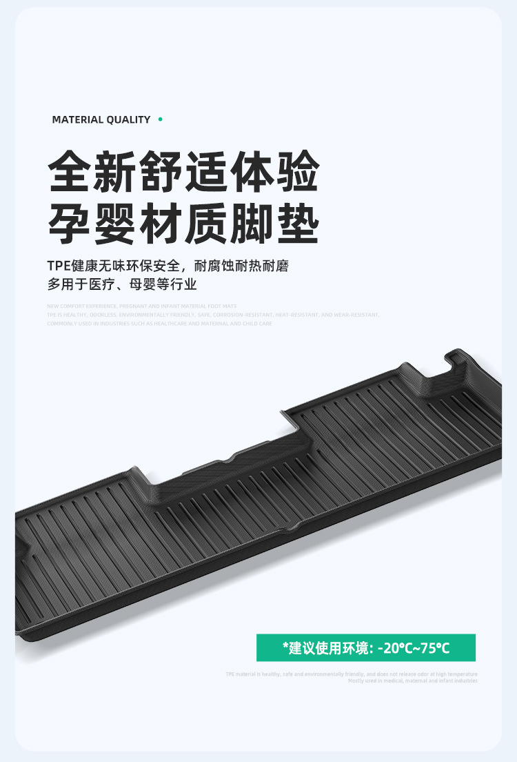 Car Floor Mats for AION Hyper HT 2023, Full Environmental TPE