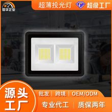 信华50w/100w/200w/300w压铸一体化庭院投光灯户外防水led投光灯