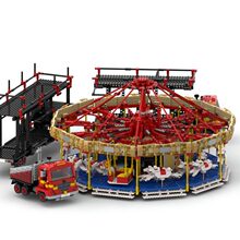 ��ľ�羳MOC-73320 Fairground Carousel with Power Functions 5