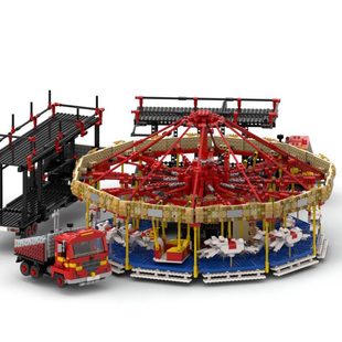 Строительные блоки трансграничные MOC-73320 Карусель ярмарка с функциями Power Functions 5