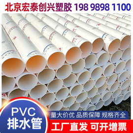 厂家供应 upvc排水管 PVC雨水管 旱厕排污下水管 pvc排水管批发