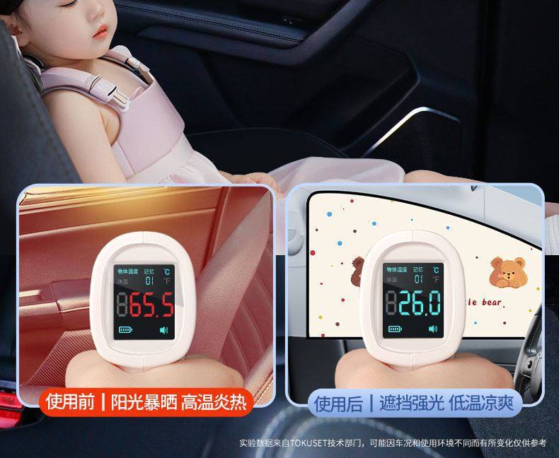 Car Window Sunshade Curtain, Car Sun Protection Curtain, Baby Privacy Curtain for Car, Children's Side Window Light-Blocking Curtain