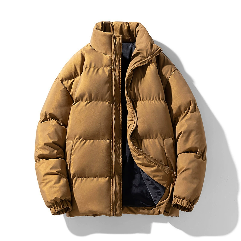 Oversize зимнее утепленное пуховик для подростков, усиленная теплоизоляция, высокий воротник, размеры M–3XL, черный/кремовый/кофейный