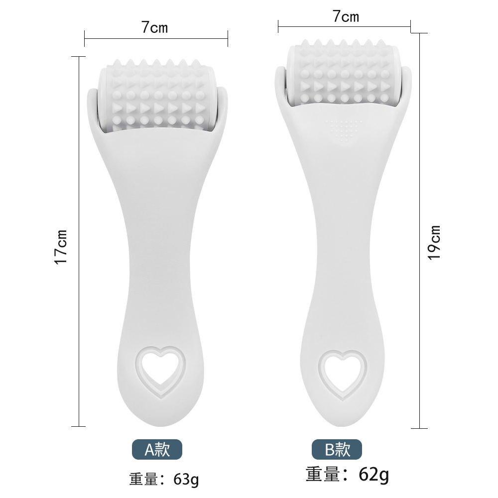 Masajeador facial transfronterizo rodillo de elevación rodillo de masaje guía herramienta de cuidado de belleza rodillo de masaje de silicona