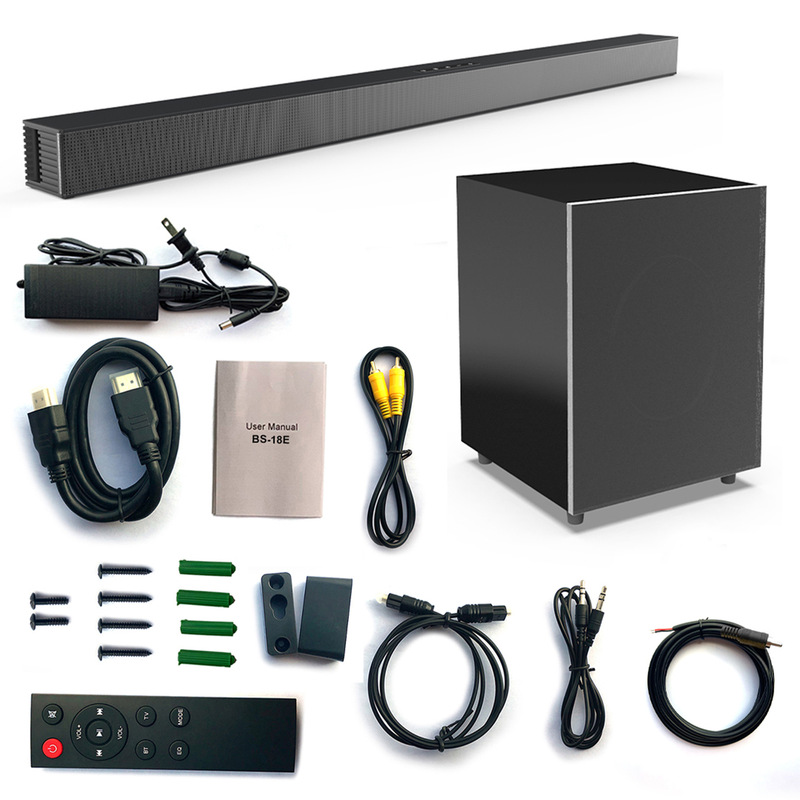 BS-18E Bluetooth Audio Subwoofer 2.1 Home Theater Subwoofer Echo Wall TV Computer Speaker