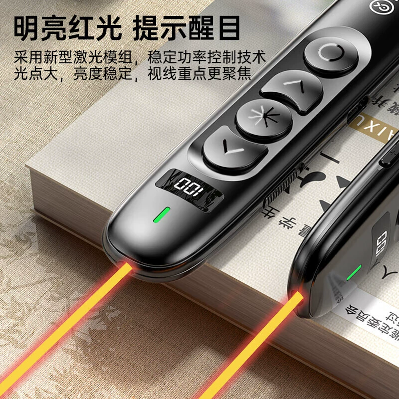 Биаз Лазерная указка Зарядная проекционная ручка Презентация Переворачиватель Обратный отсчет Учебная ручка bi36