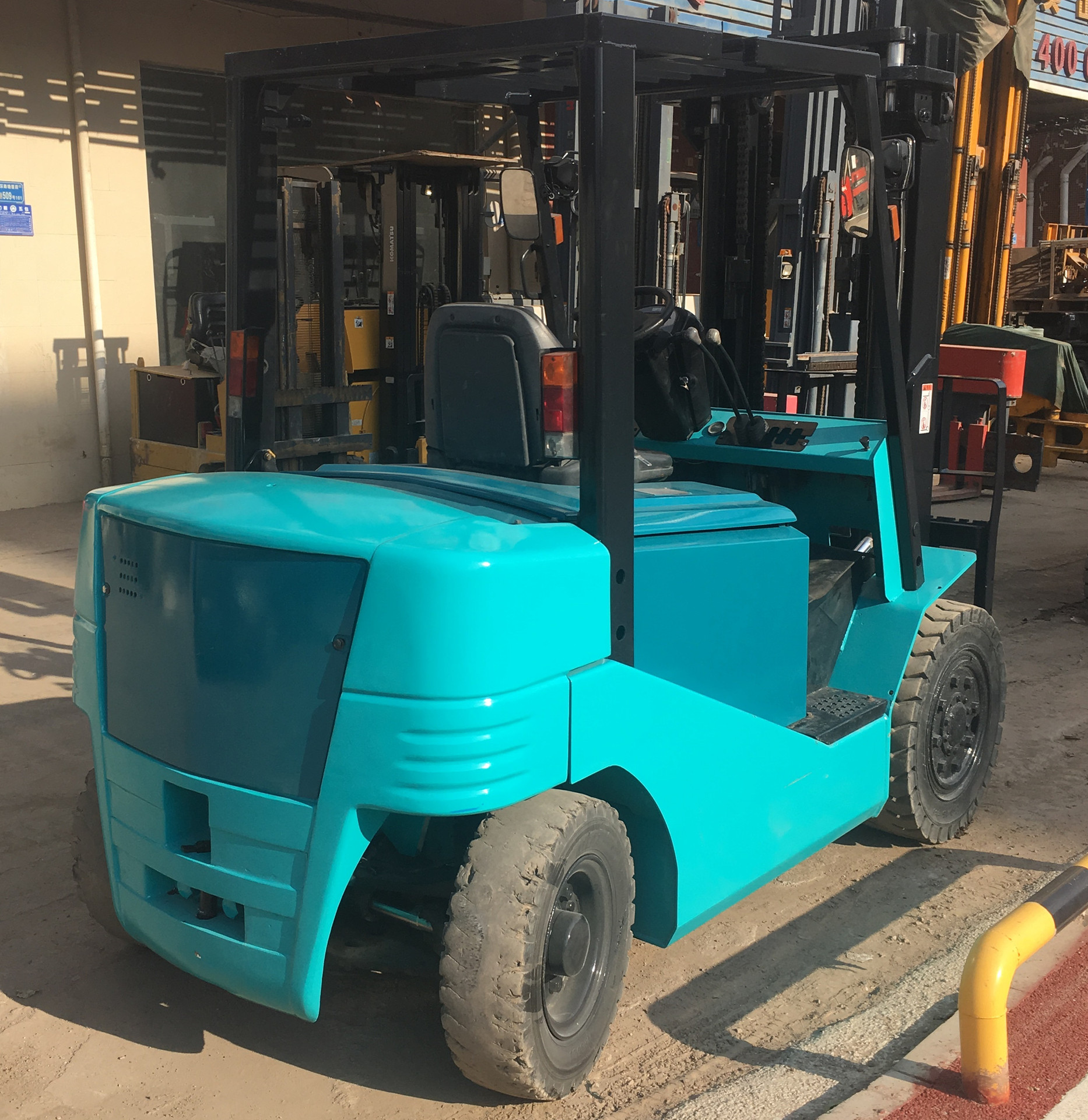 3.5吨叉车 二手3.5吨SHINKO四轮平衡重式电动叉车出租出售 叉车