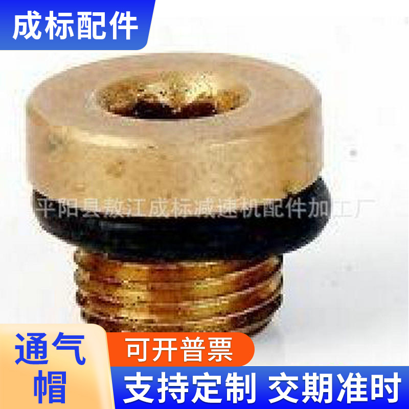 厂家供应铜减速机油塞螺塞喉塞 铜内六角油塞油堵头批发