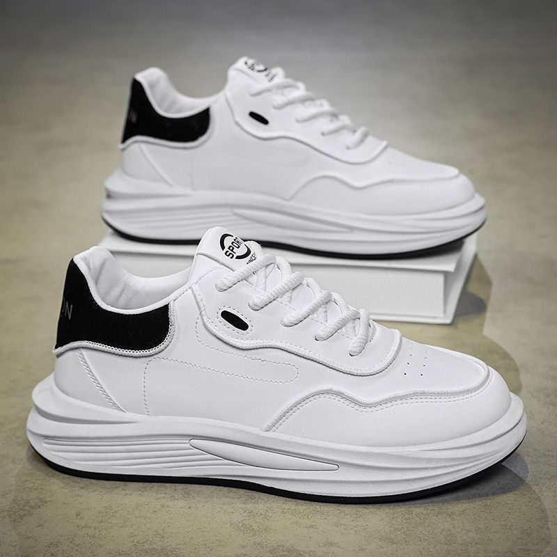 Zapatos de hombre 2026 nuevo otoño ligero zapatos de skate blanco de moda universal ventilador nicho de moda zapatos de moda