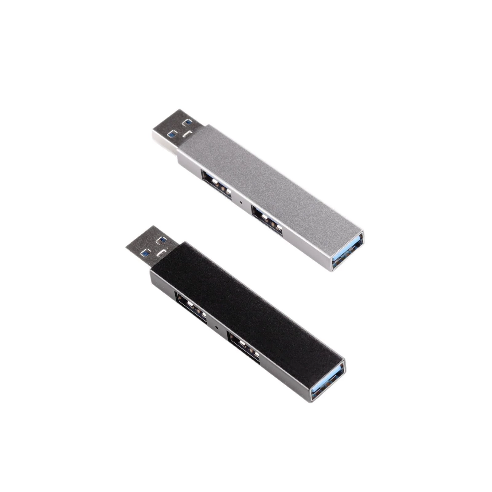 3 port USB3.0HUB extensor one drag three multi -function with lamp aluminum alloy computer keyboard mouse extension