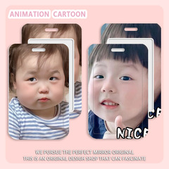 Cute Maruko-inspired Bus Card Case for Students – Perfect for Meal Cards, Campus Access Badges, Door Entry Cards, and Keychains