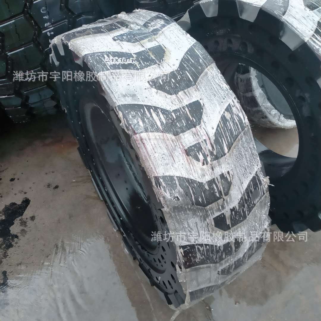 实心轮胎 10-16.5 滑移装载机 清扫车轮胎 加厚31X10-16
